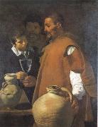 Diego Velazquez the water seller of Sevilla oil painting artist